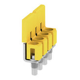 Weidmuller Cross-connector, yellow, 4-pole, 41A